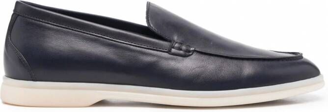 Scarosso Ludovic leren loafers Blauw