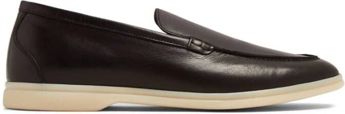 Scarosso Ludovic leren loafers Bruin