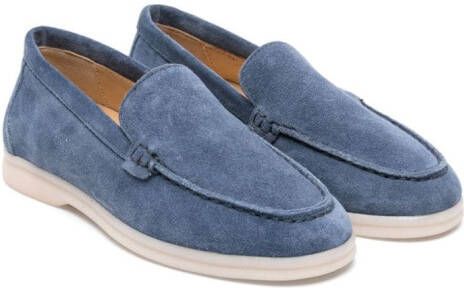 Scarosso Ludovica suède loafers Blauw