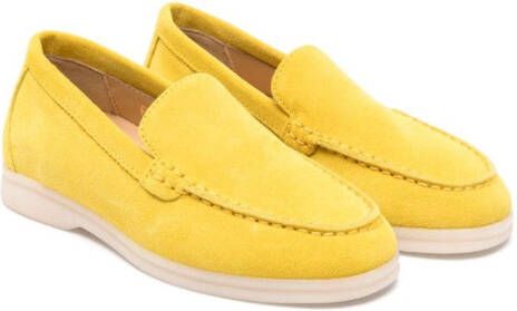 Scarosso Ludovica suède loafers Geel