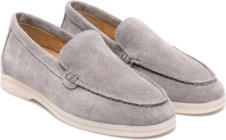 Scarosso Ludovica suède loafers Grijs