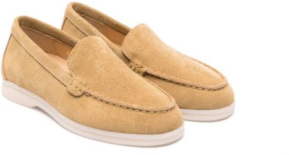 Scarosso Ludovica suède loafers Beige