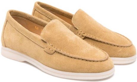 Scarosso Ludovica suède loafers Beige