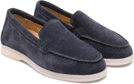 Scarosso Ludovica suède loafers Blauw