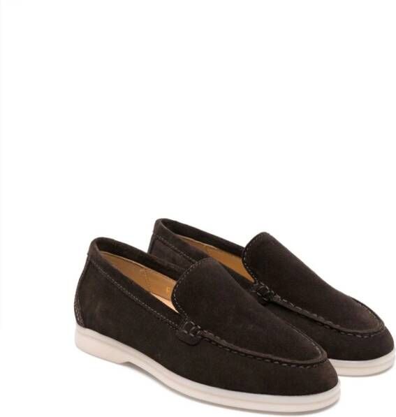 Scarosso Ludovica suède loafers Bruin