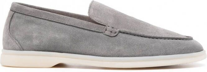 Scarosso Ludovica suède loafers Grijs