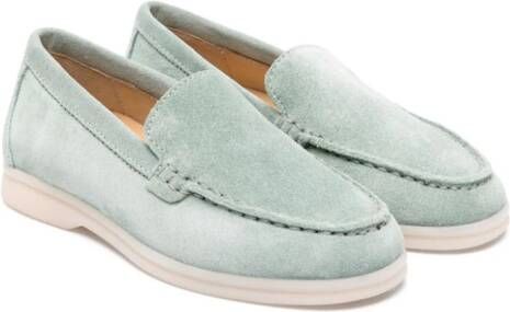 Scarosso Ludovica suède loafers Groen