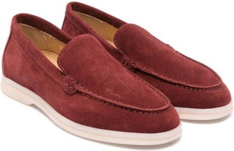 Scarosso Ludovica suède loafers Rood