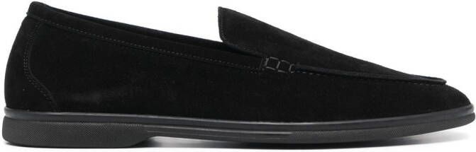 Scarosso Ludovico suède loafers Zwart