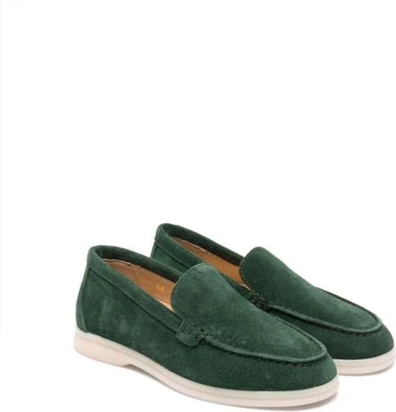 Scarosso Ludovico suède loafers Groen