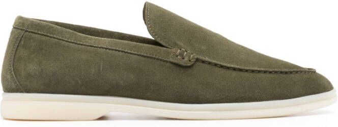 Scarosso Ludovico suède loafers Groen