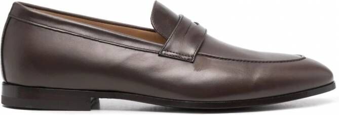 Scarosso Marzio leren loafers Bruin