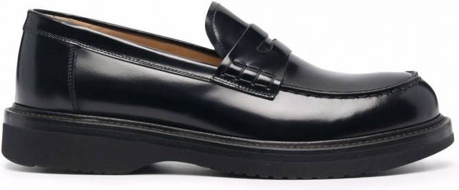 Scarosso Michelle penny loafers Zwart