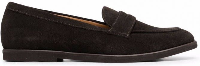 Scarosso Monica leren loafers Bruin