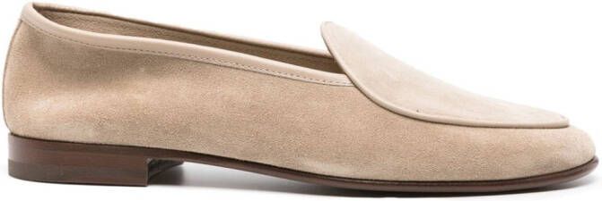 Scarosso Nils suède loafers Beige