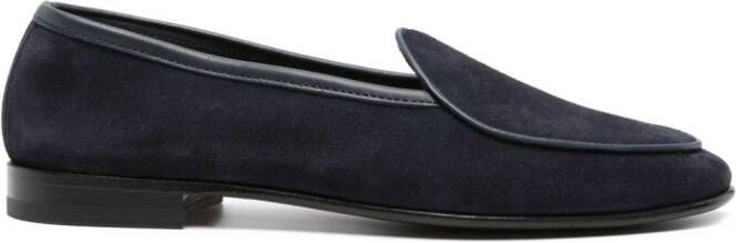 Scarosso Nils suède loafers Blauw