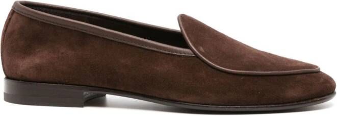 Scarosso Nils suède loafers Bruin