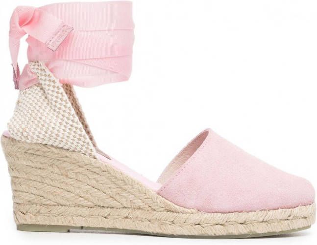 Scarosso 70 mm Paloma espadrilles Roze