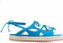 Scarosso Paula leren pumps Blauw - Thumbnail 1