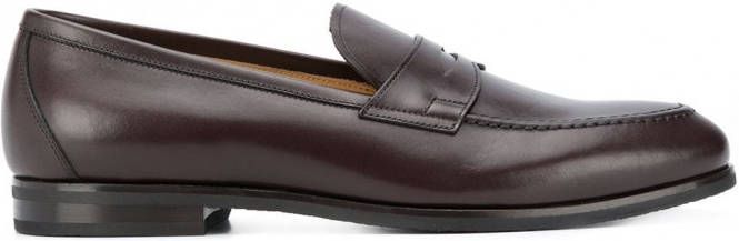 Scarosso Renato loafers met ronde neus Bruin