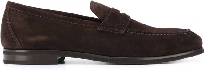 Scarosso Renato loafers met ronde neus Bruin