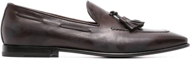 Scarosso Rodolfo leather loafers Bruin