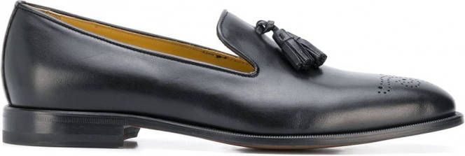 Scarosso Rolando loafers met kwastje Zwart