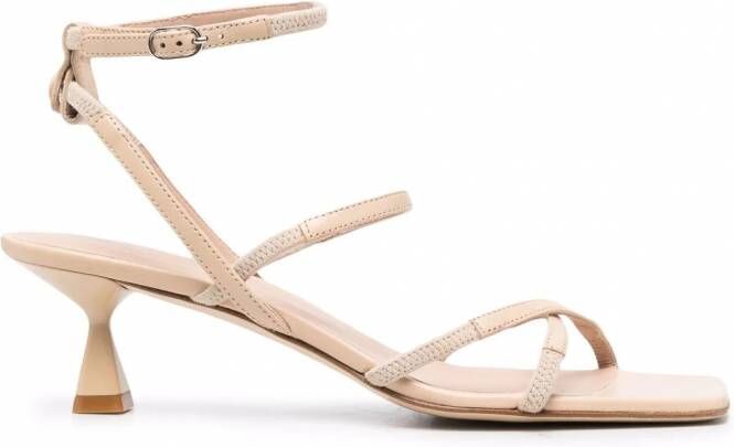 Scarosso Sally leren sandalen Beige