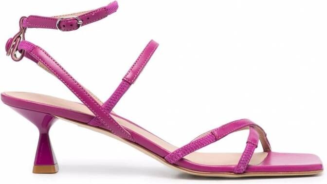 Scarosso Sally leren sandalen Roze