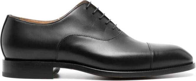 Scarosso Salvatore suède Oxford schoenen Zwart