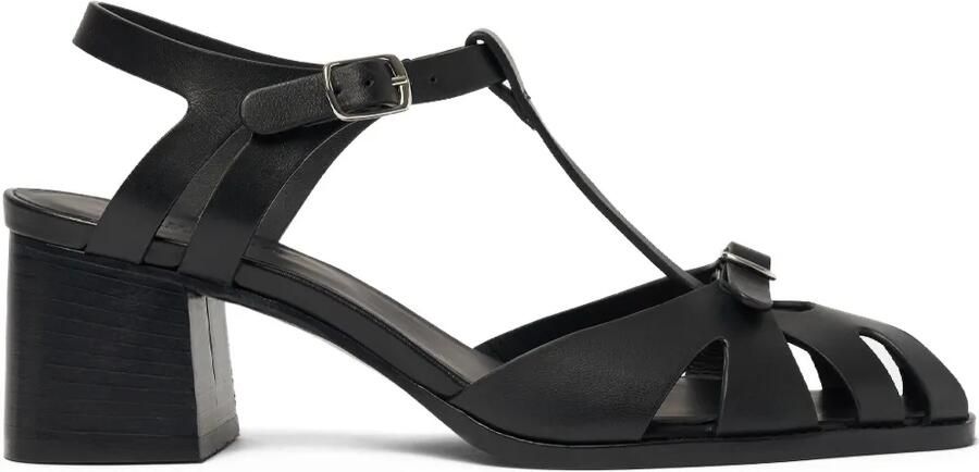 Scarosso 55 mm Giulia sandalen met blokhak en bandjes Zwart