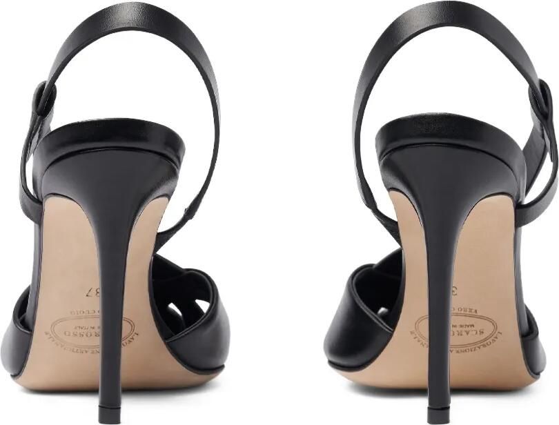 Scarosso 85 mm Athena pumps met bandjes Zwart - Foto 3