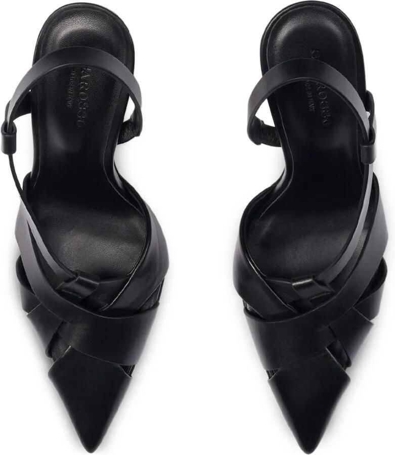 Scarosso 85 mm Athena pumps met bandjes Zwart - Foto 2