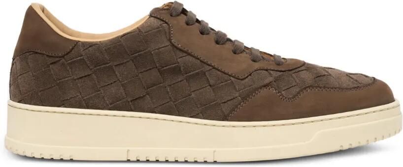 Scarosso Alvise geweven suède sneakers Bruin - Foto 3