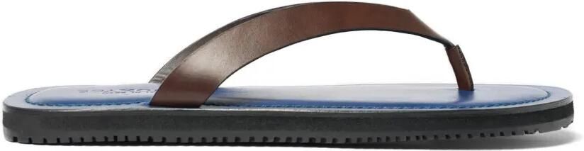 Scarosso Ascanio leren sandalen Blauw