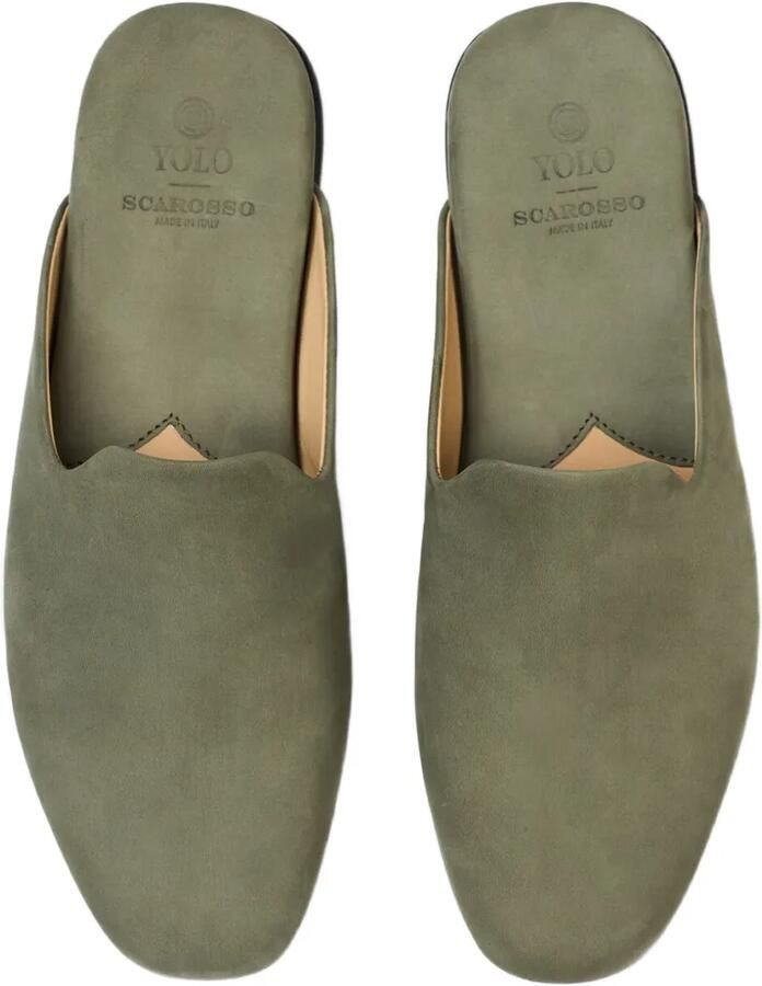 Scarosso Atlas reisslippers Groen