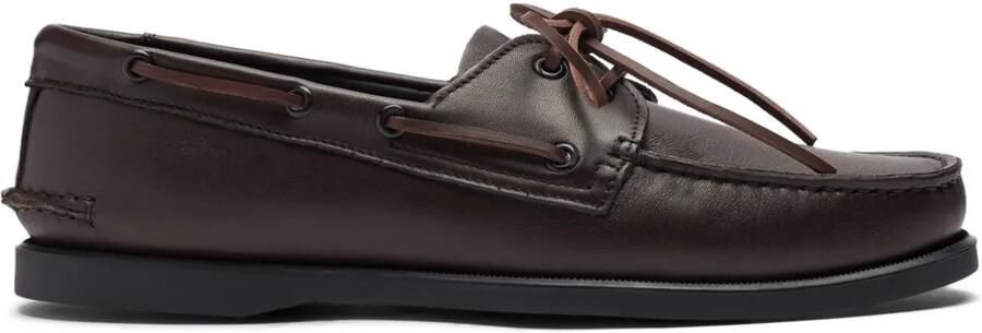 Scarosso Bootschoenen van glad leer Bruin