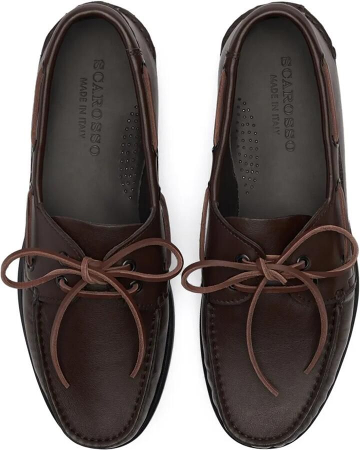 Scarosso Bootschoenen van glad leer Bruin - Foto 2