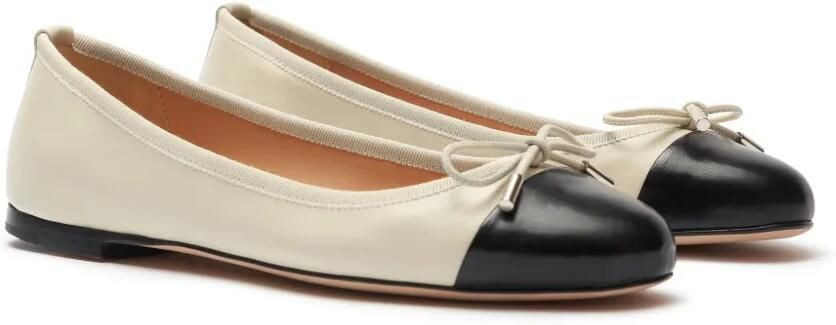 Scarosso Carla leren ballerina's Beige - Foto 3