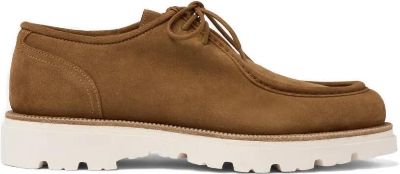 Scarosso Damiano derby schoenen met chunky zool Bruin