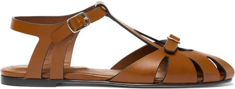 Scarosso Gala sandalen met gekooid detail Bruin