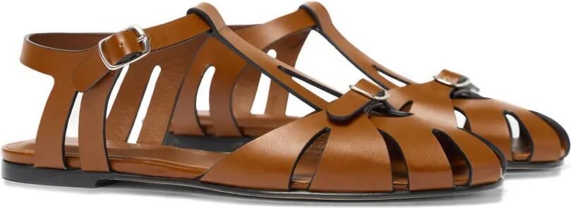 Scarosso Gala sandalen met gekooid detail Bruin - Foto 3