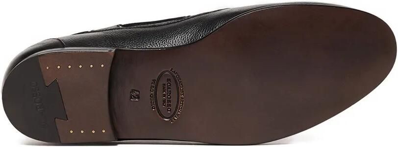Scarosso Ginevro leren bootschoenen met veters Zwart - Foto 4