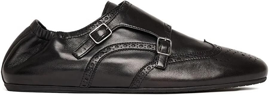 Scarosso Johnny brogue gespschoenen Zwart