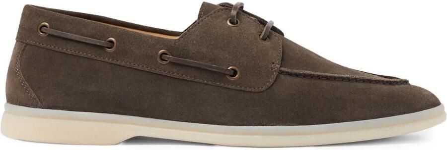 Scarosso Leren bootschoenen Bruin