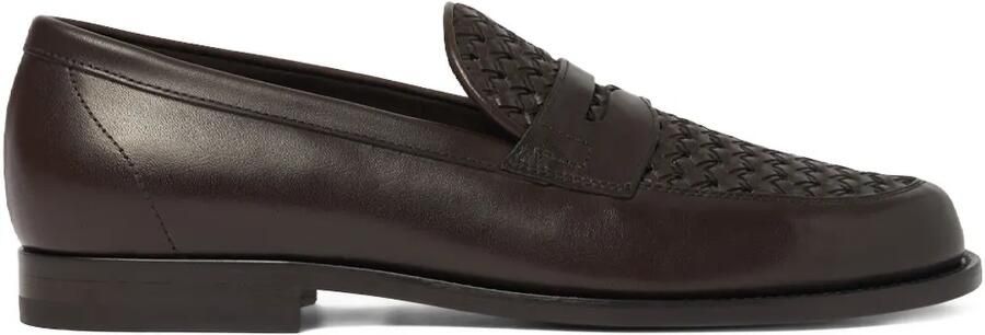 Scarosso Leren loafers Bruin
