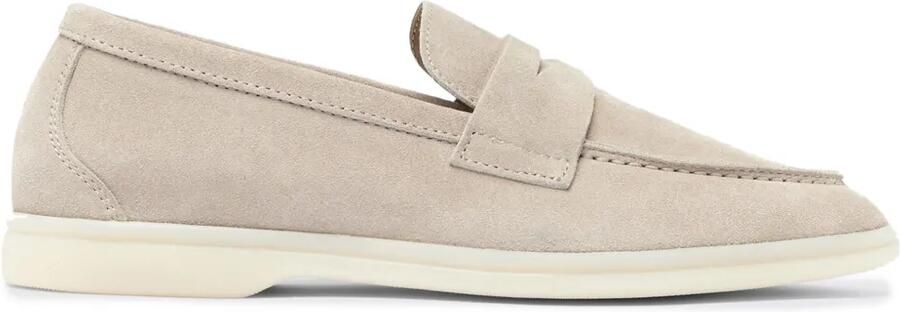 Scarosso Luciana kalfsleren loafers Beige