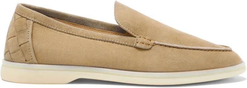 Scarosso Ludovica suède loafers Beige
