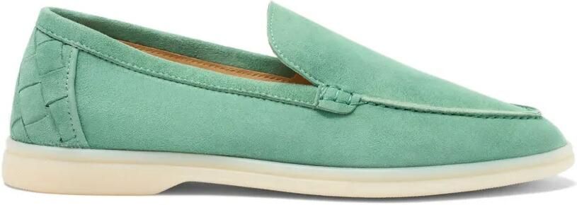 Scarosso Ludovica suède loafers Groen