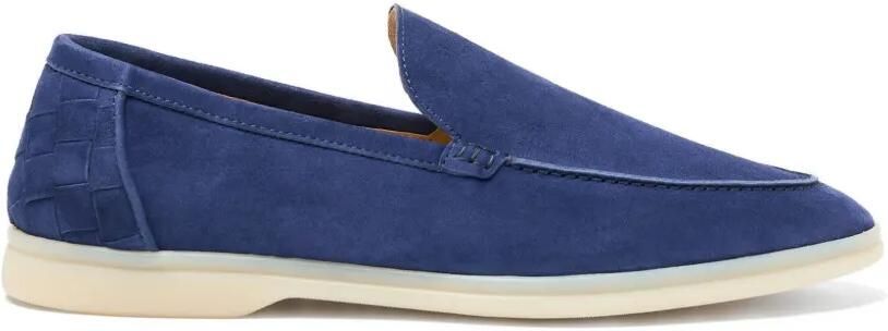 Scarosso Ludovico suède loafers Blauw